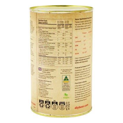 Thomas Cooper's Liquid Malt Extract (LME) Syrup - Light (3.3 lb) -  Canuck Homebrew Supply, Canada