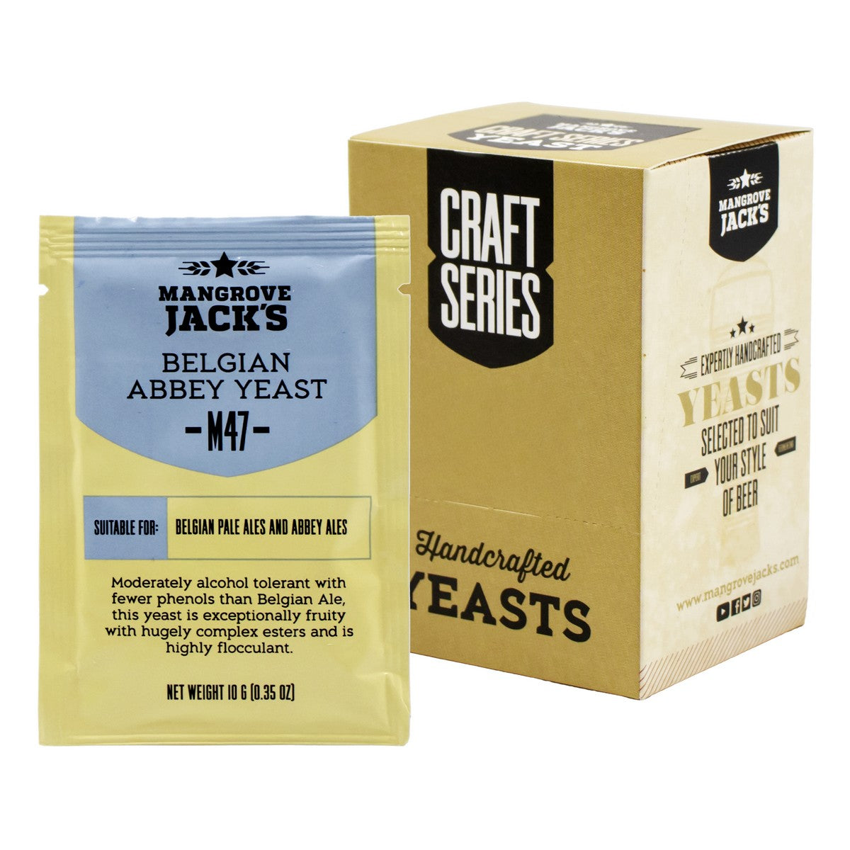 Mangrove Jack's Belgian Abbey Dry Yeast [M47] (10 g)