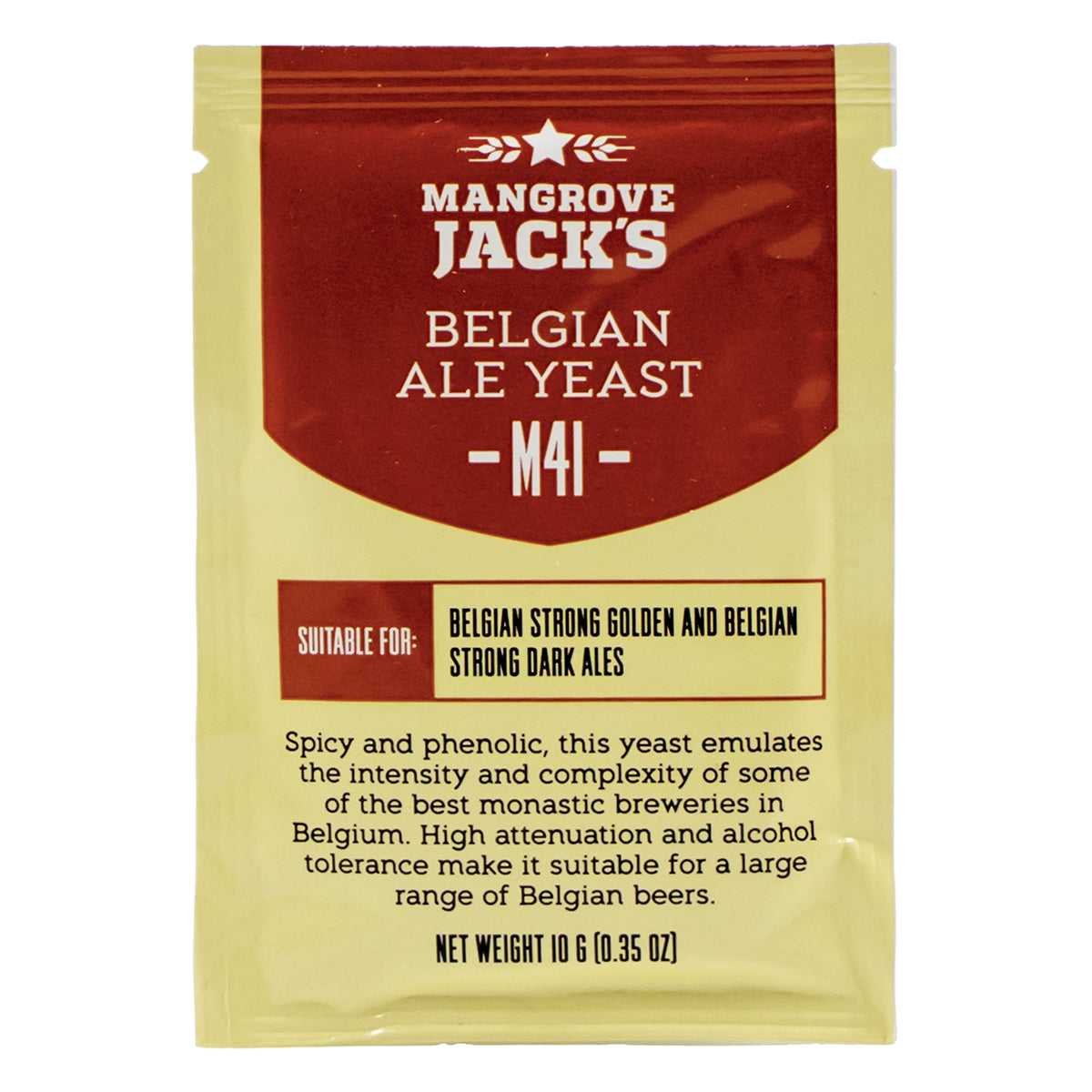 Mangrove Jack's Belgian Dry Ale Yeast - M41 (10 g)