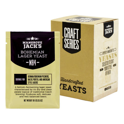 Mangrove Jack's Bohemian Lager Dry Yeast [M84] (10 g) -  Canuck Homebrew Supply, Canada