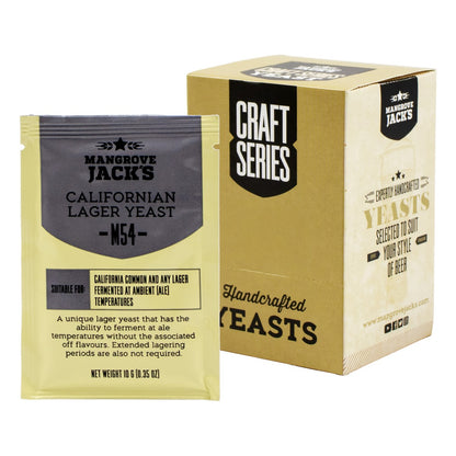 Mangrove Jack's Californian Lager Dry Yeast [M54] (10 g) -  Canuck Homebrew Supply, Canada
