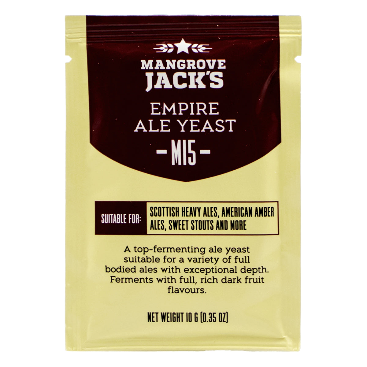 Mangrove Jack's Empire Dry Ale Yeast - M15 (10 g)