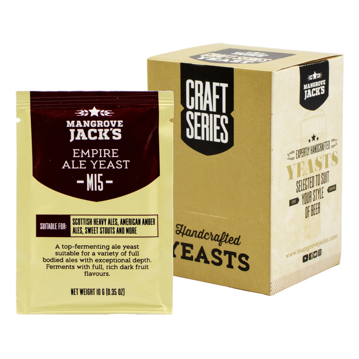 Mangrove Jack's Empire Dry Ale Yeast [M15] (10 g)