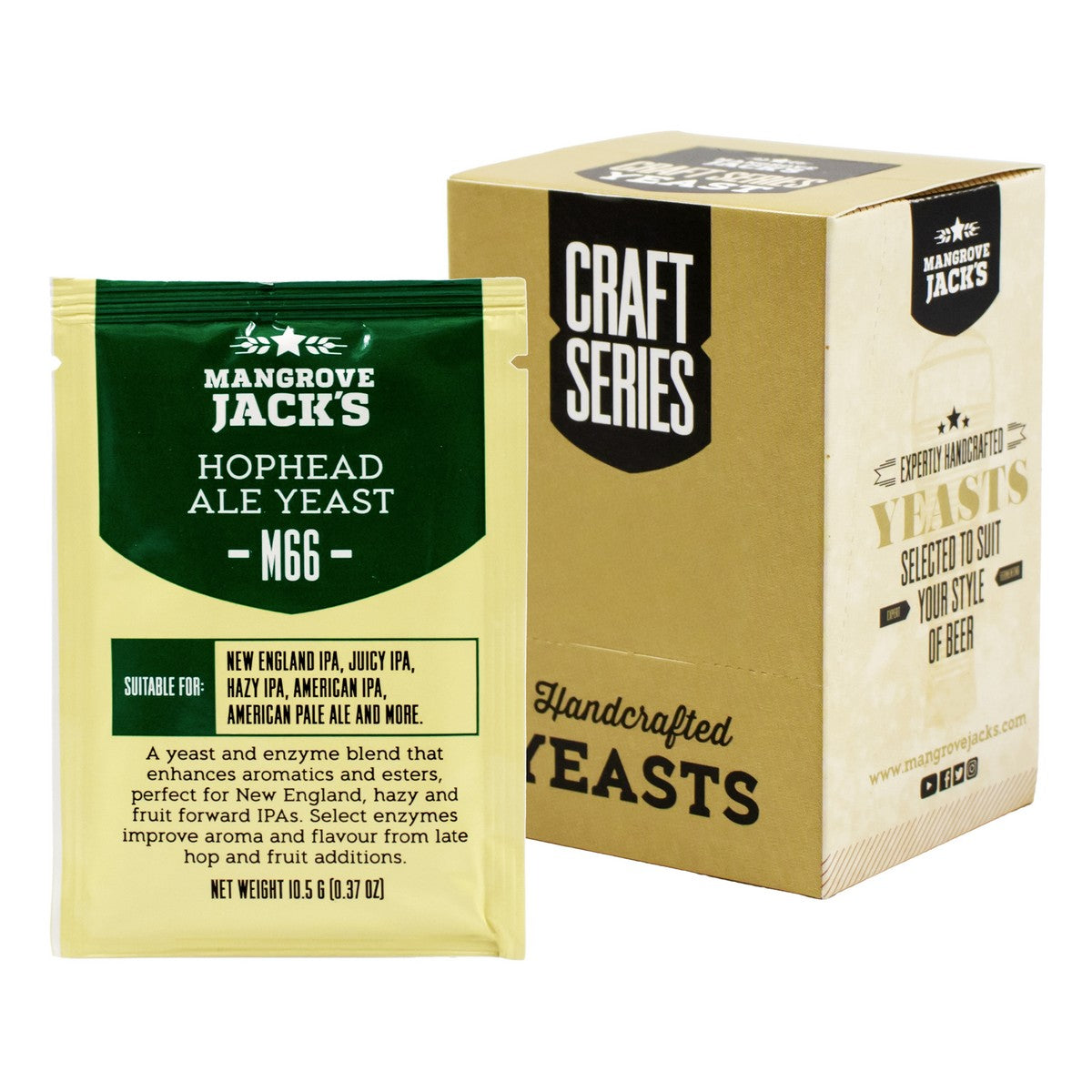 Mangrove Jack's Hophead Dry Ale Yeast [M66] (10 g)