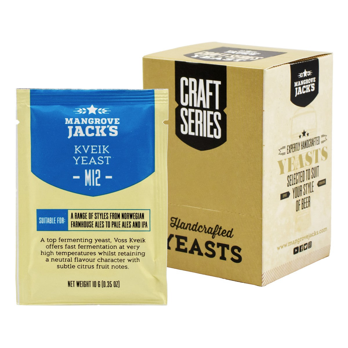 Mangrove Jack's Kveik Dry Yeast [M12] (10 g)