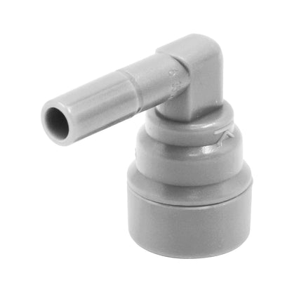 Duotight Food Grade Plastic (Push-In) 90° Male to Female Elbow - 1/4" (6.35mm)