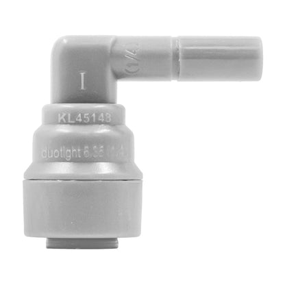 Duotight Food Grade Plastic (Push-In) 90° Male to Female Elbow - 1/4" (6.35mm)