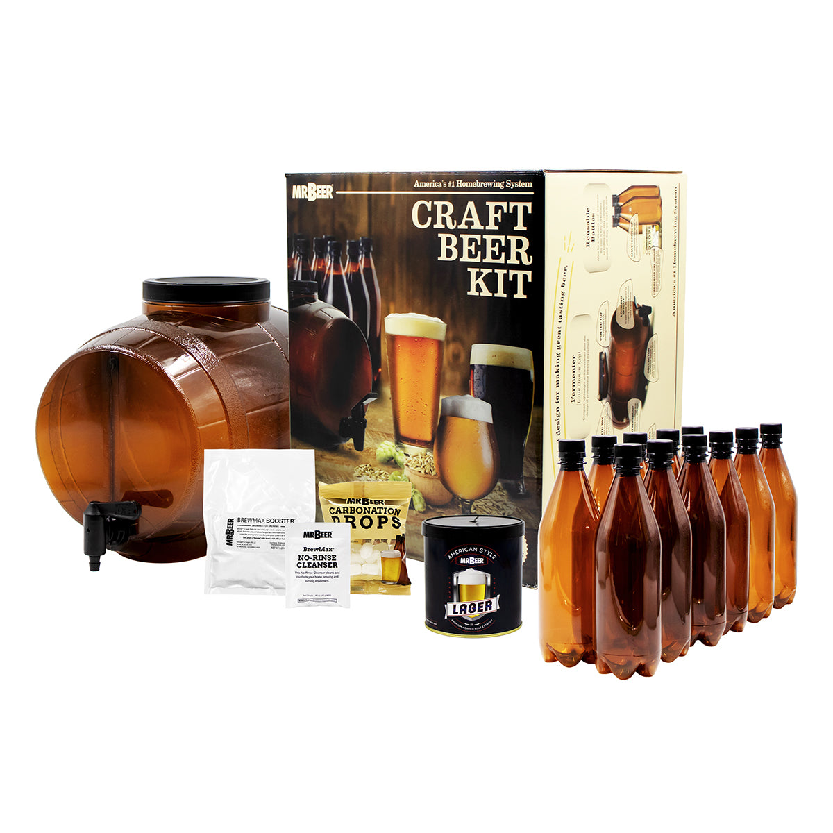 Mr Beer American Lager Complete Beer Making Kit