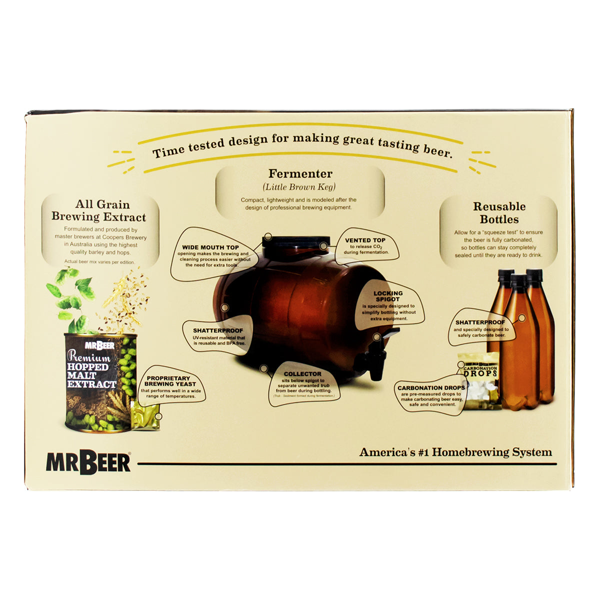 Mr Beer Complete Beer Making Kit - Bewitched Amber Ale