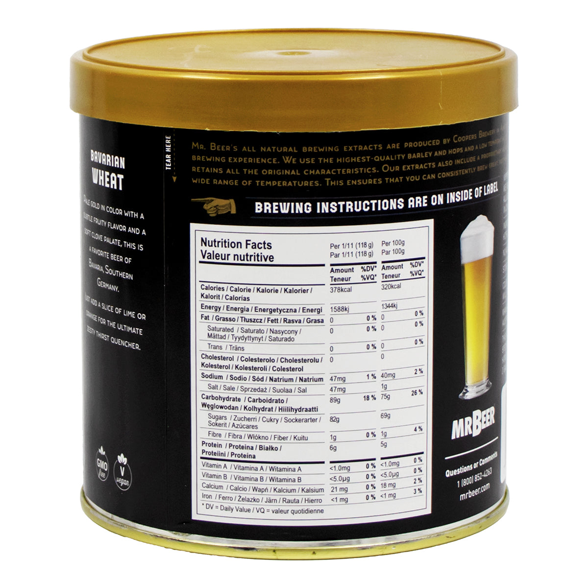 Mr Beer Recipe Kit - Bavarian Wheat