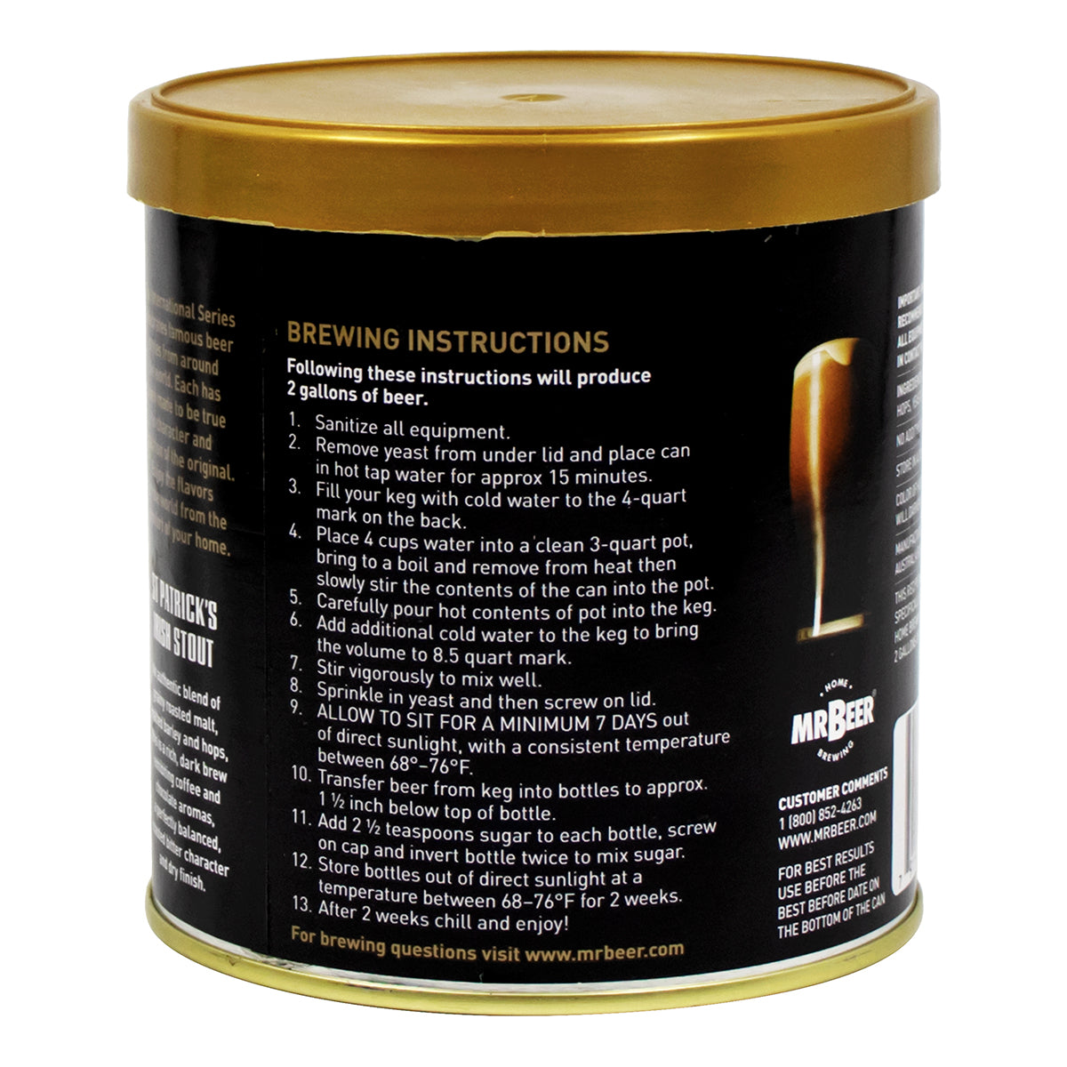 Mr Beer Recipe Kit - St Patrick's Irish Stout