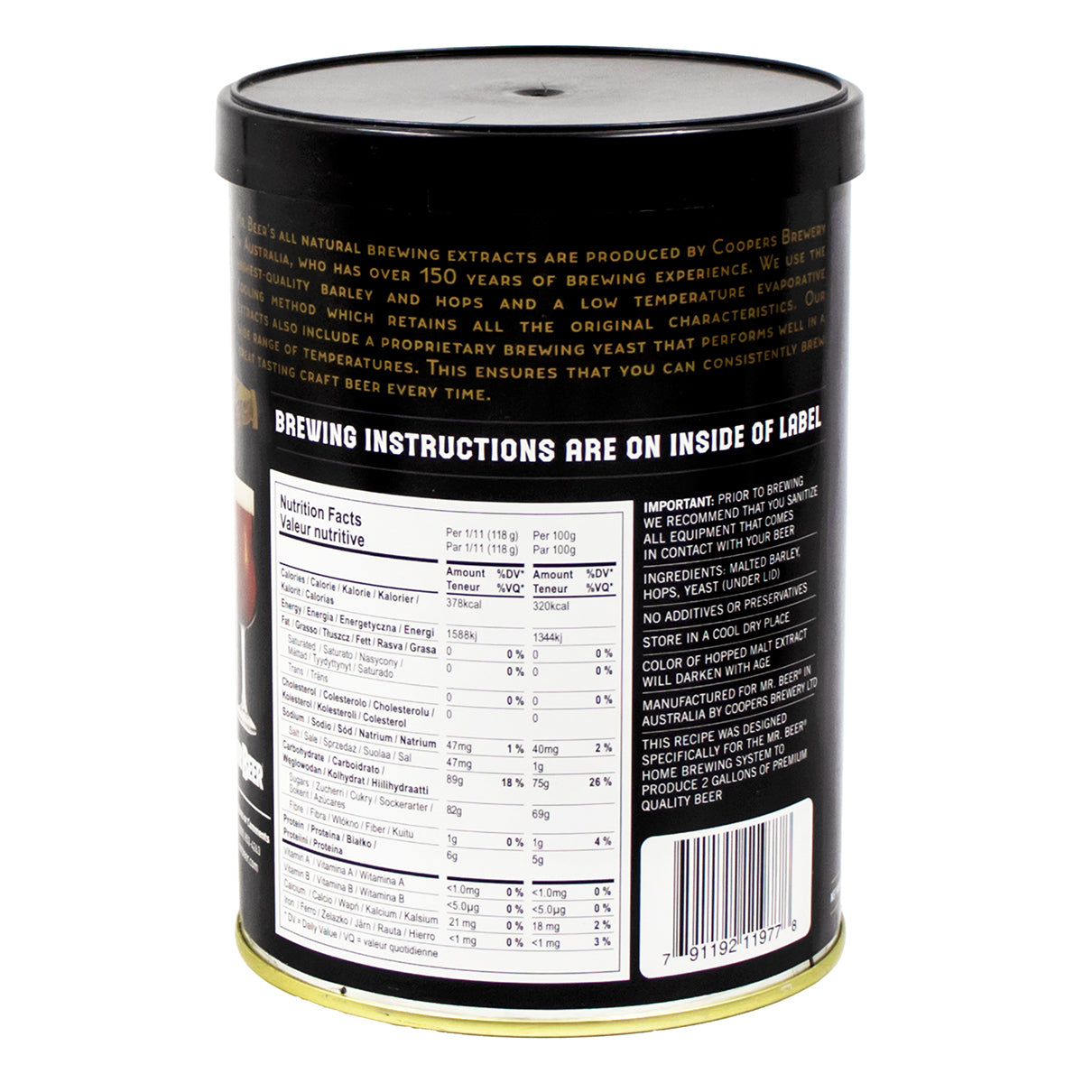 Mr Beer Recipe Kit - Bewitched Amber Ale