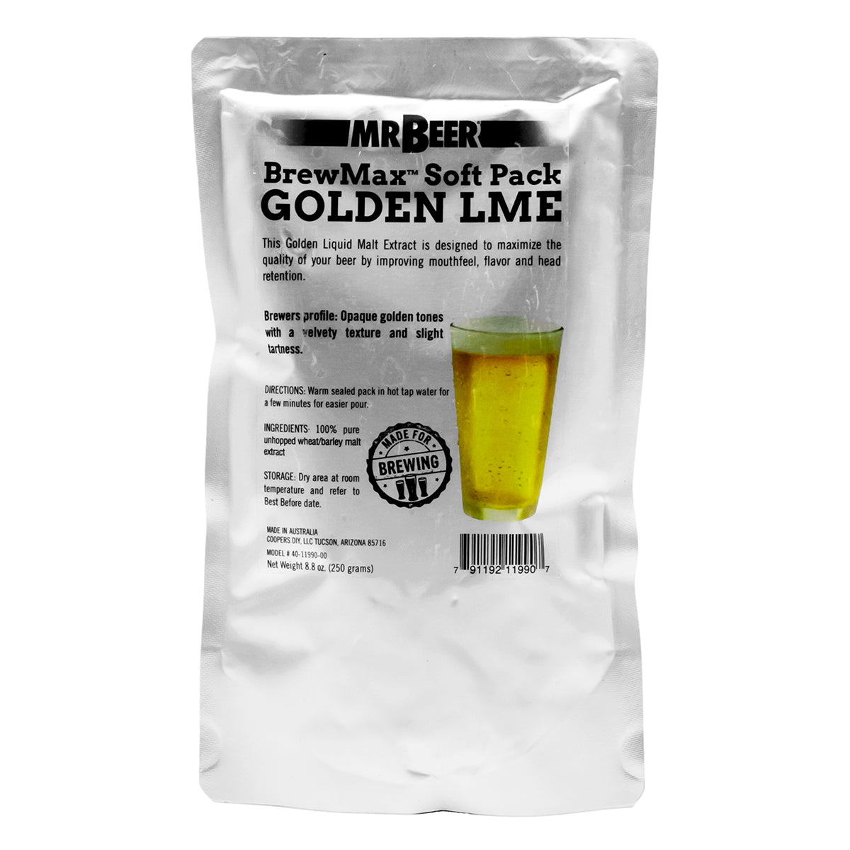 Mr Beer BrewMax LME Softpack - Golden Wheat (8.8 oz)