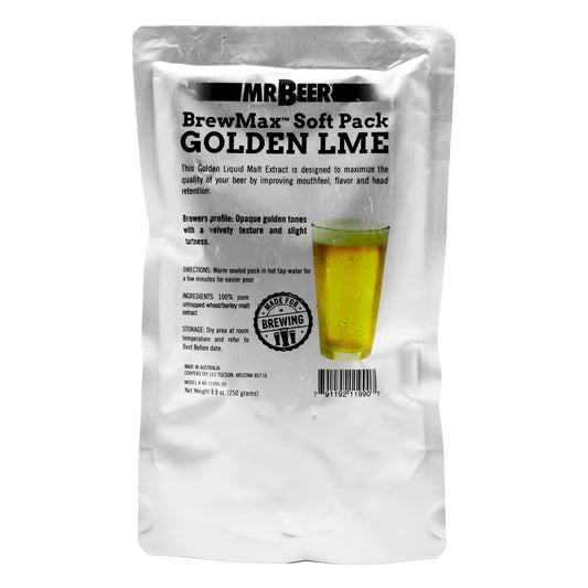 Mr Beer BrewMax LME Softpack - Golden Wheat (8.8 oz)