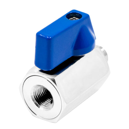 Stainless Steel Mini Ball Valve - 1/8" Male NPT X 1/8" Female NPT