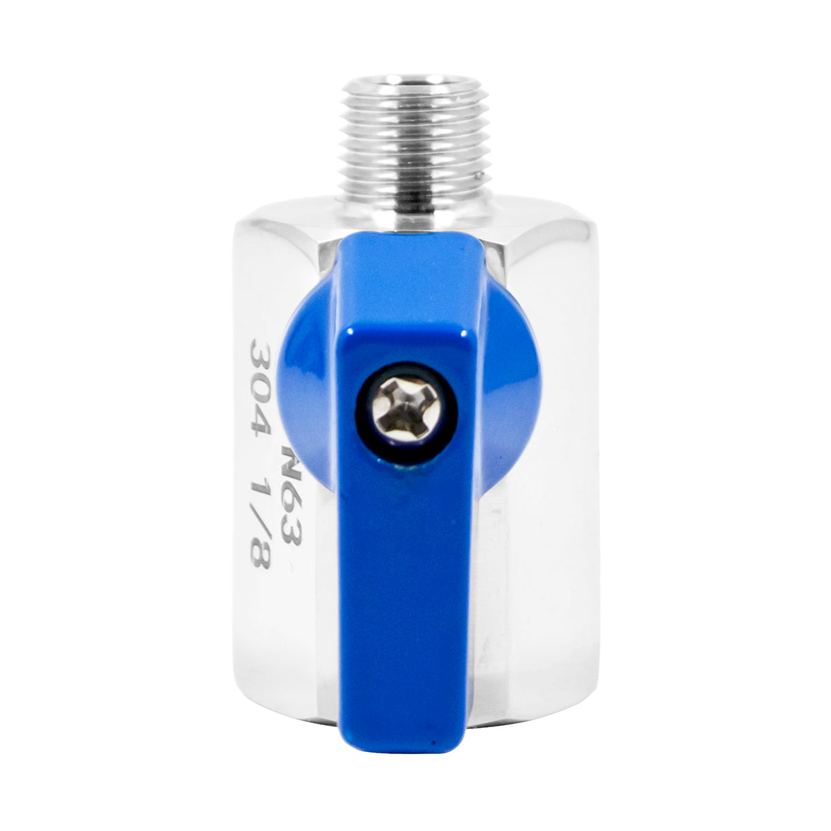 Stainless Steel Mini Ball Valve - 1/8" Male NPT X 1/8" Female NPT