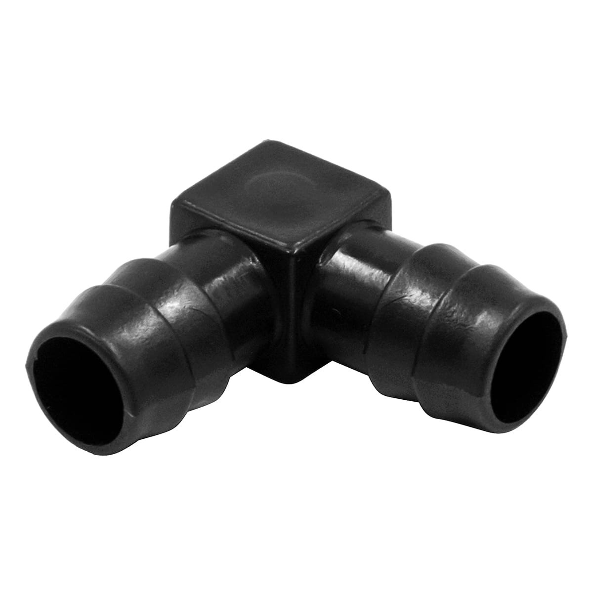 Polypropylene Barbed Hose Splicer 90° Elbow - 1/2" (13mm)