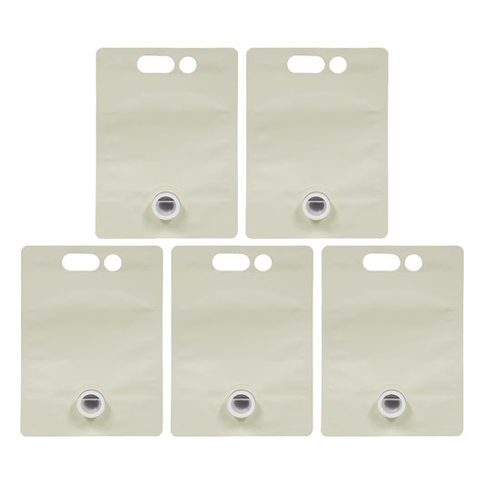 Blank Eggshell Stand Up Bladders - 1.5 L (5 Pack)
