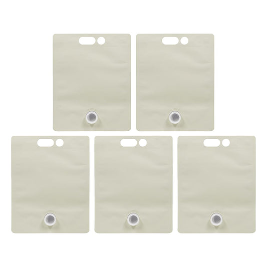 Blank Eggshell Stand Up Bladders - 3 L (5 Pack)