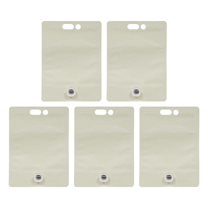 Blank Eggshell Stand Up Bladders - 5 L (5 Pack)
