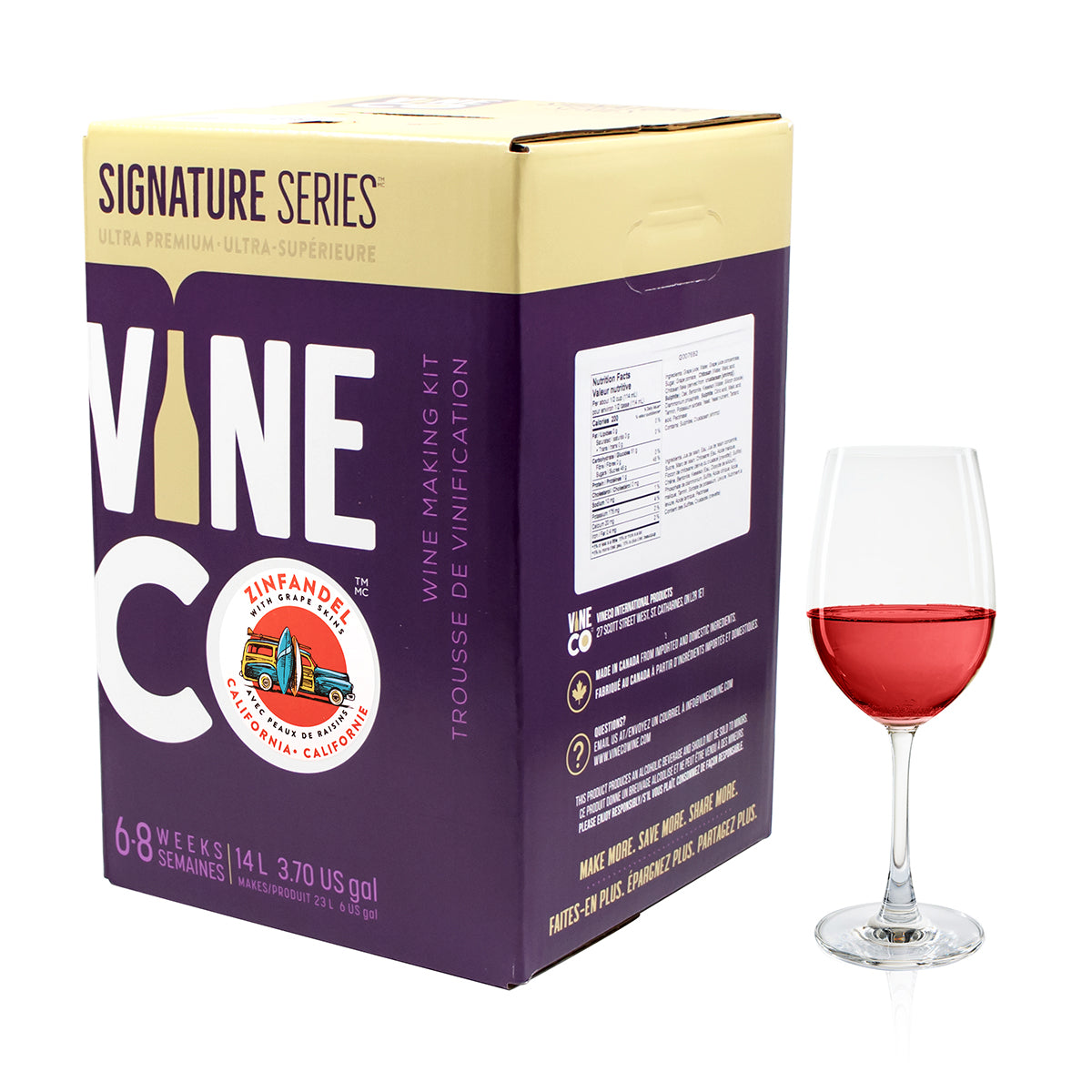 Signature Series Zinfandel (California) Wine Kit