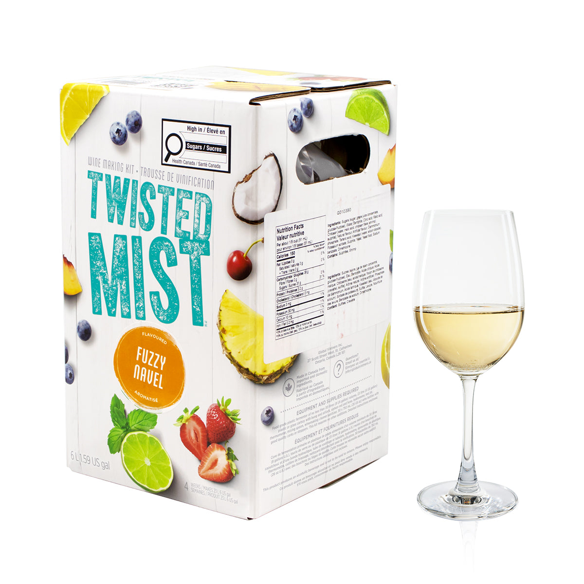 Twisted Mist Fuzzy Navel Wine Kit