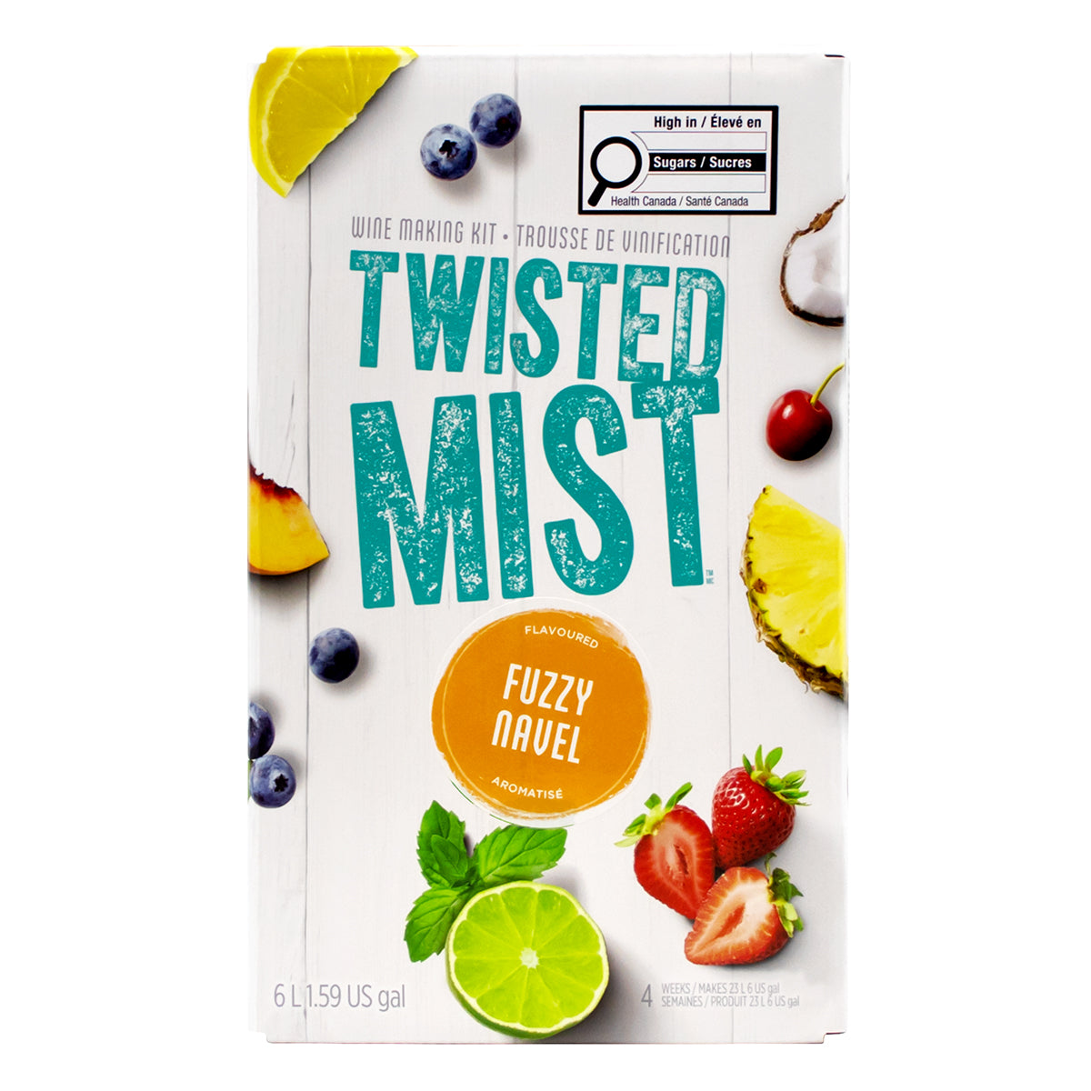 Twisted Mist Wine Kit - Fuzzy Navel