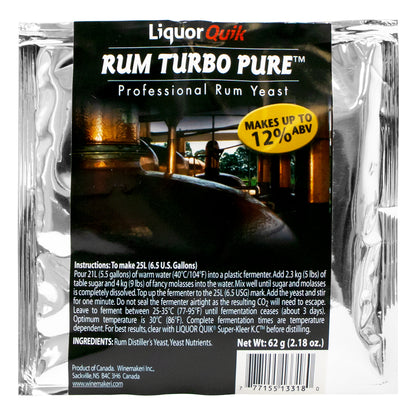 Liquor Quik Rum Turbo Pure Yeast (62 g)