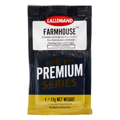 LalBrew Farmhouse Hybrid Saison-Style Dry Ale Yeast - 11 g (Premium Series)