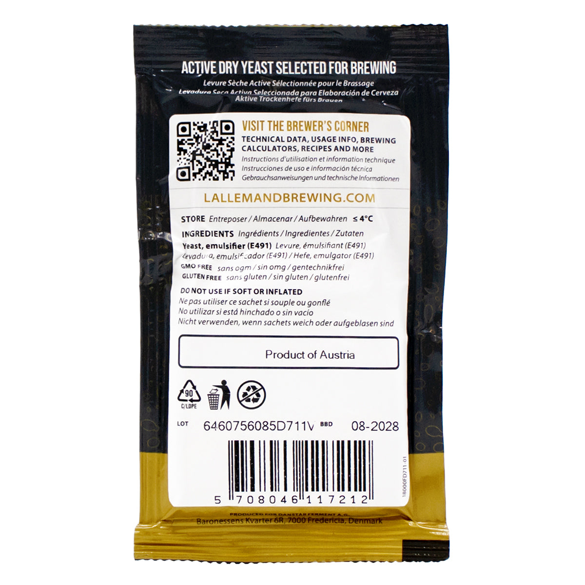 LalBrew Pomona Modern Hybrid Dry Ale Yeast - Premium Series (11 g)