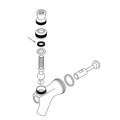 Beer Faucet Friction EPDM Washer