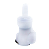 Plastic In-Line Disconnect Coupler - Female QD X 1/4" OD Barb