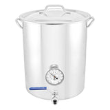 10 Gallon (38L) Stainless Steel Welded Brew Kettle