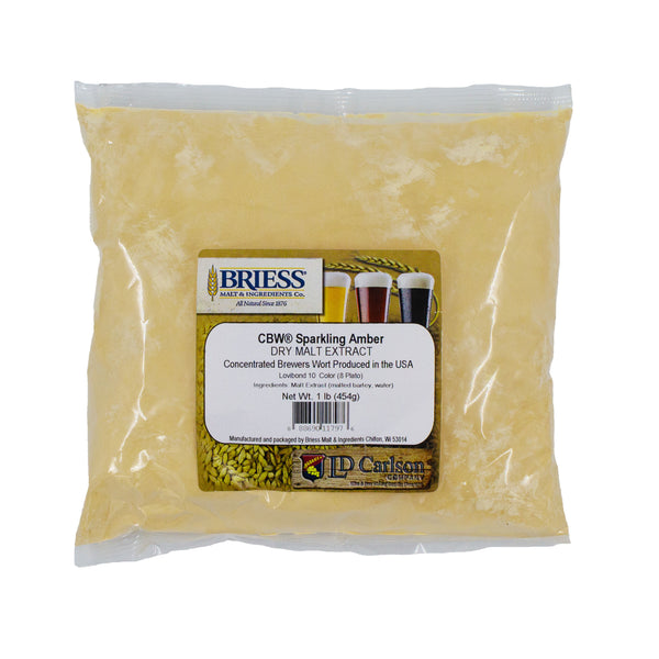CBW Sparkling Amber Dry Malt Extract (DME) - 1lb
