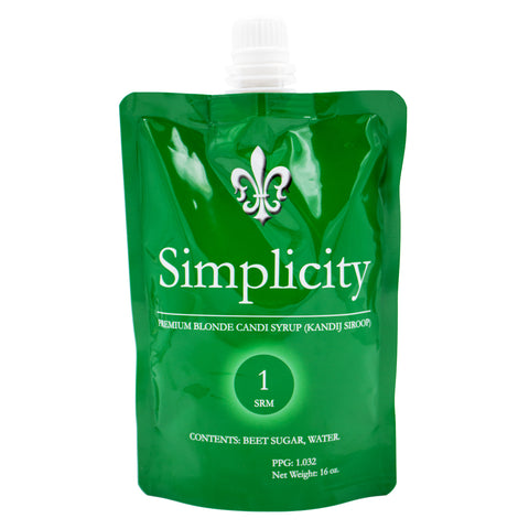 Simplicity Belgian Candi Syrup 1lb Pouch
