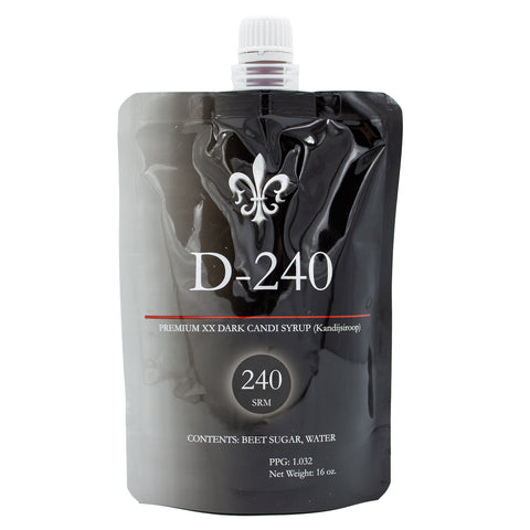 D-240 Triple Dark Belgian Candi Syrup 1lb Pouch