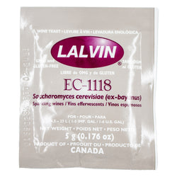 Lalvin EC-1118 Active Freeze-Dried Wine Yeast