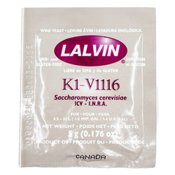 Lalvin K1V-1116 Freeze-Dried Wine Yeast