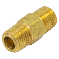 Brass 1/4" Male NPT LHT to RHT Nipple
