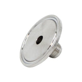 Stainless Steel Tri-Clover Cornelius Keg Plug Adapter - 1.5" TC (19/32)