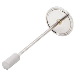 Stainless Steel Tri-Clover Carbonation Oxygen Stone Thermowell - 1.5" TC (2.0 Micron)