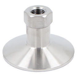 Stainless Steel Tri-Clover Fitting - 2" TC X 1/4" Female NPT