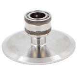 Stainless Steel Tri-Clover Quick Disconnect Fitting - 3" TC X Female QD