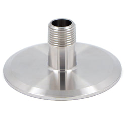 Stainless Steel Tri-Clover Fitting - 3" TC X 1/2" Male NPT