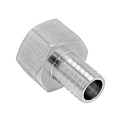Stainless Steel Fitting - 1/2" Female BSP X 1/2" OD Barb