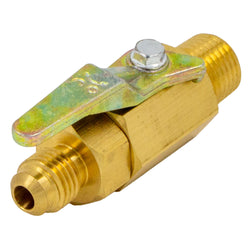 Taprite Shutoff Valve - 1/4" Male NPT to 1/4" Flare #6600A