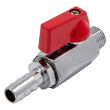 Gas Shut Off Valve - 1/4" NPT to 3/8" Barb