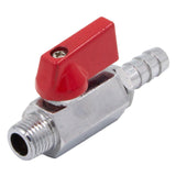 Gas Shut Off Valve - 1/4" NPT to 3/8" Barb