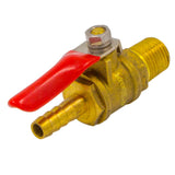 Ball Check Valve - 1/4" Male NPT to 1/4" Barb