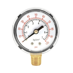 Low Pressure Gauge - 0-100 PSI - Right